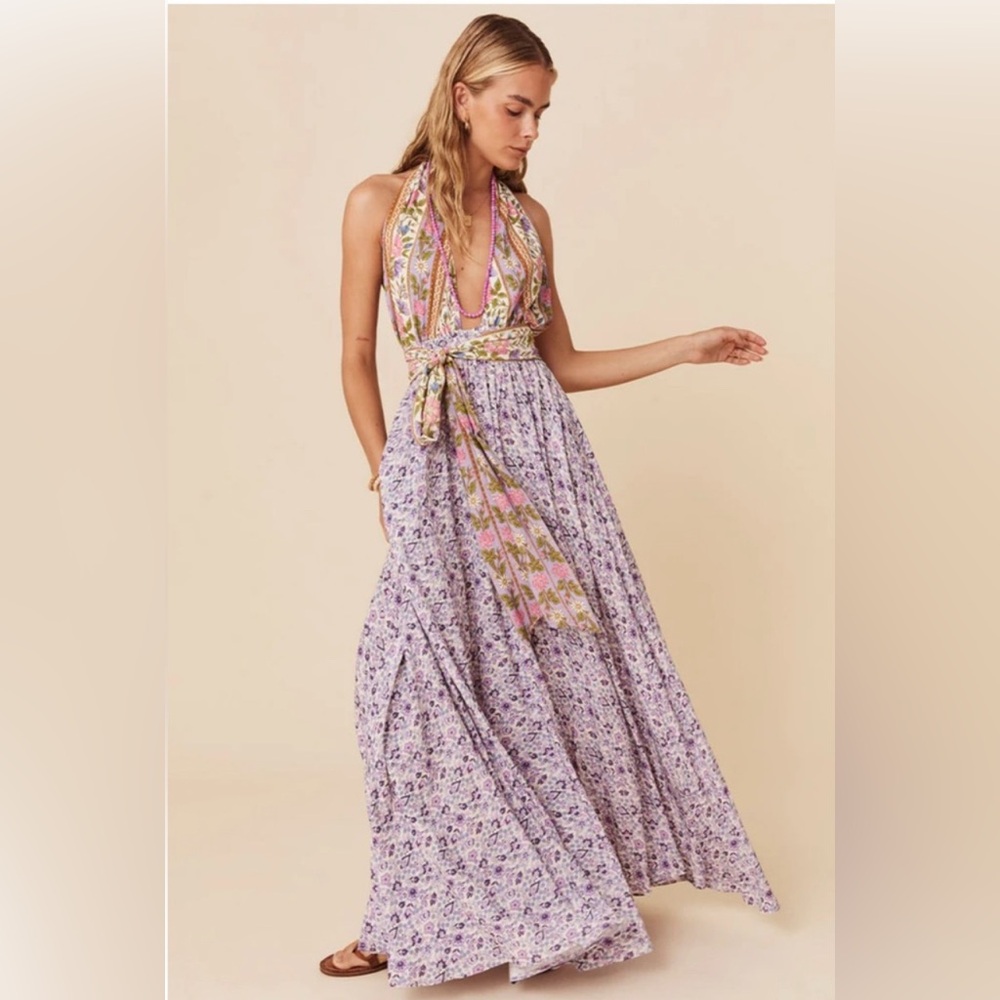 Spell and The Gypsy Sienna Halter Maxi - Picture 3 of 5